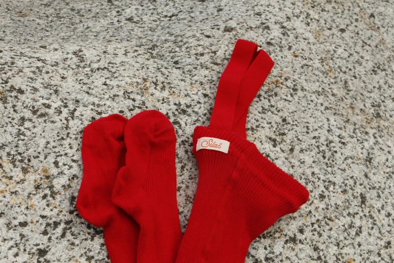 Collant à bretelles - Love red