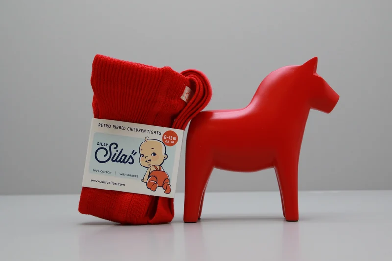 Collant à bretelles - Love red