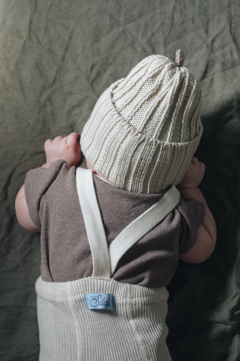 Tuque SORBET laine mérinos | mi-saison - Vanille | érable