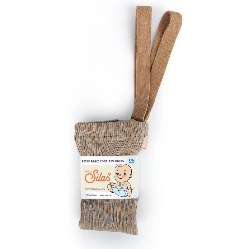 Collant à bretelles - Silvery brown