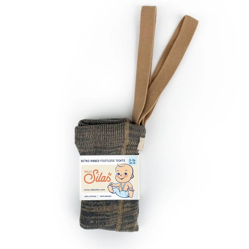 Collant à bretelles - Charcoaly brown