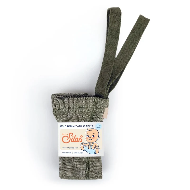 Collant à bretelles - Creamy Olive