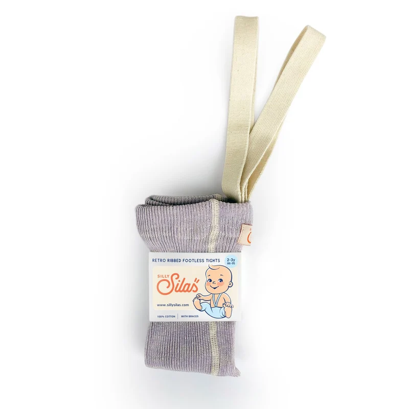 Collant à bretelles - Creamy lavender