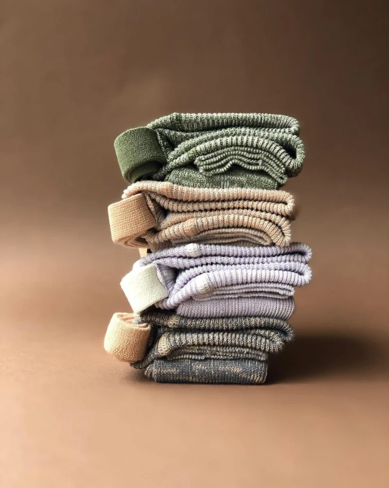 Collant à bretelles - Creamy lavender