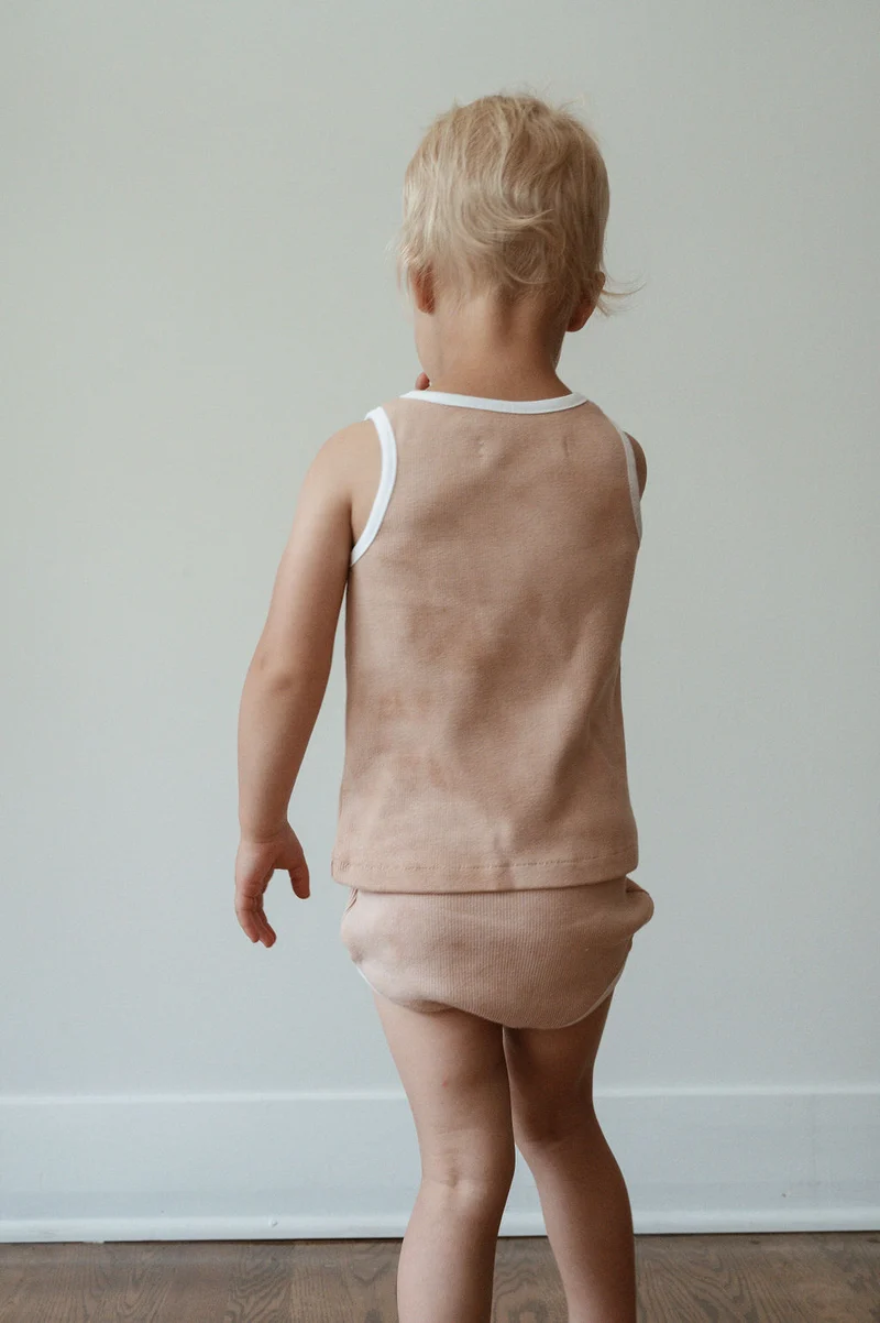 Camisole côtelé | Casa - French clay