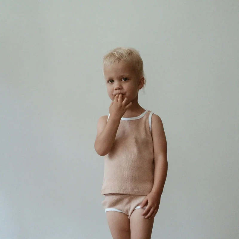 Ensemble cami + short | Casa - French clay