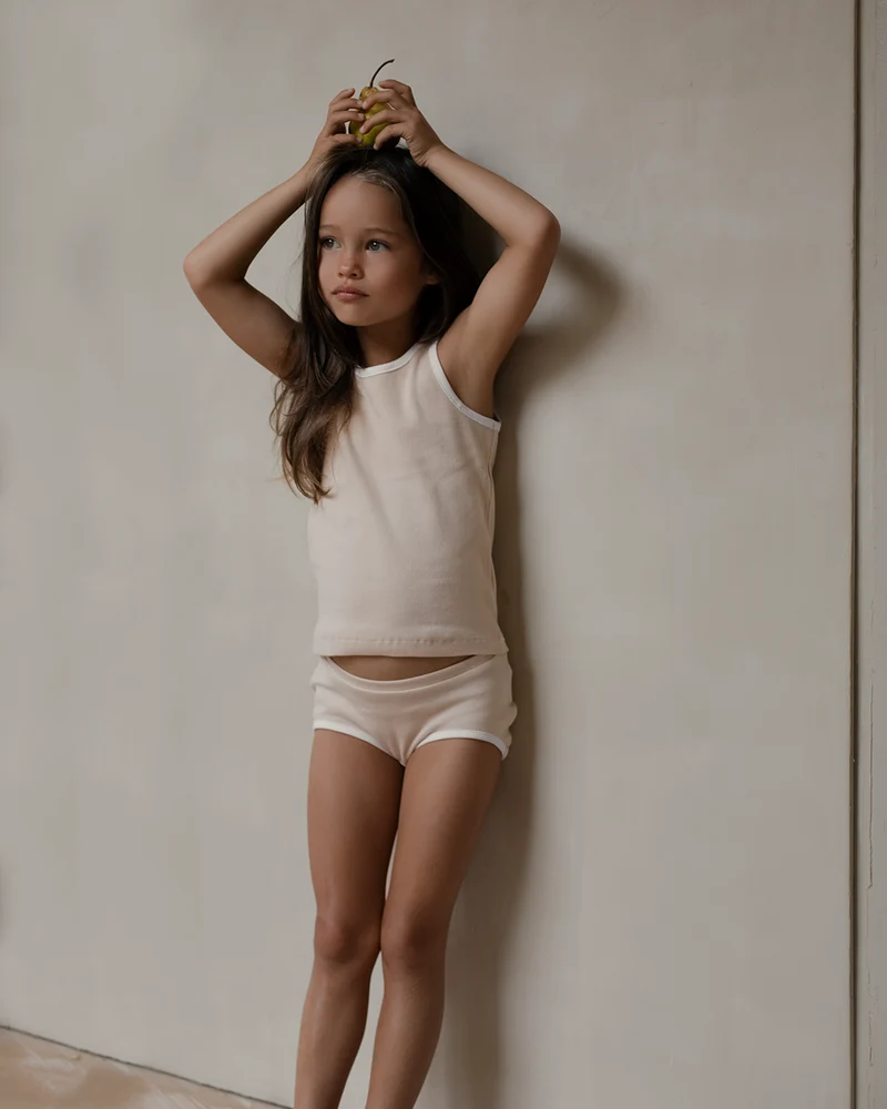 Ensemble cami + short | Casa - French clay