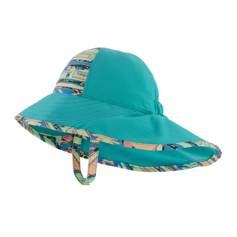 Chapeau soleil 40+ FPS | Style safari - Subtidal Blue