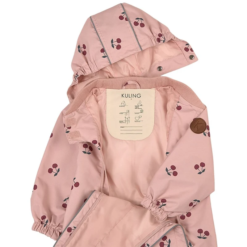 Combinaison imperméable recyclée | Milano - Cherry