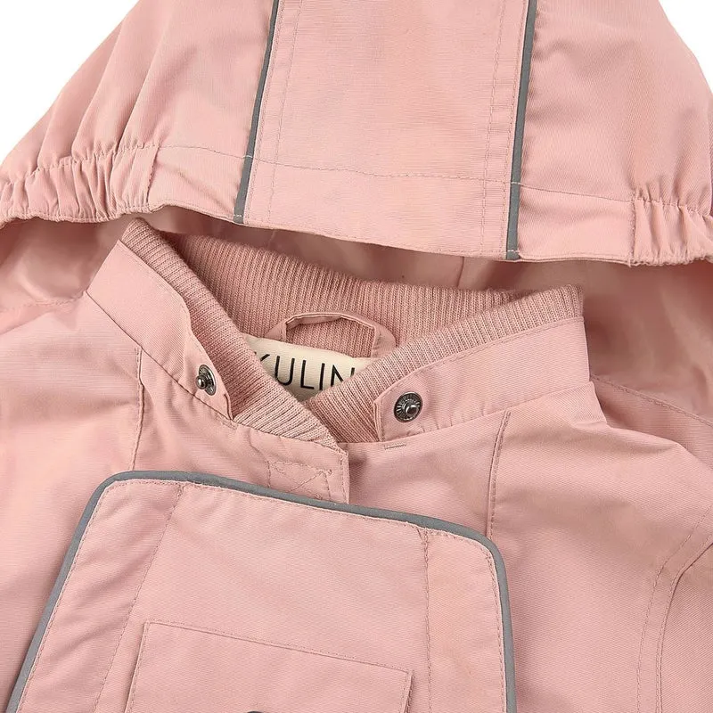 Combinaison imperméable recyclée | Milano - Cherry