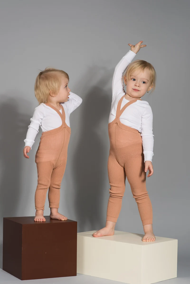 Collant à bretelles - Light brown