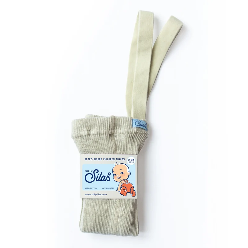 Collant à bretelles - Cream
