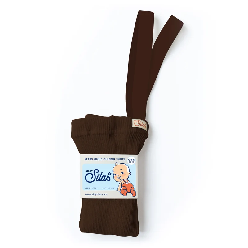 Collant à bretelles - Chocolate brown