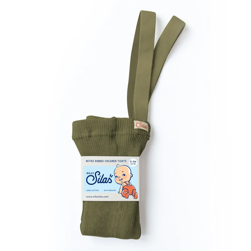 Collant à bretelles - Olive