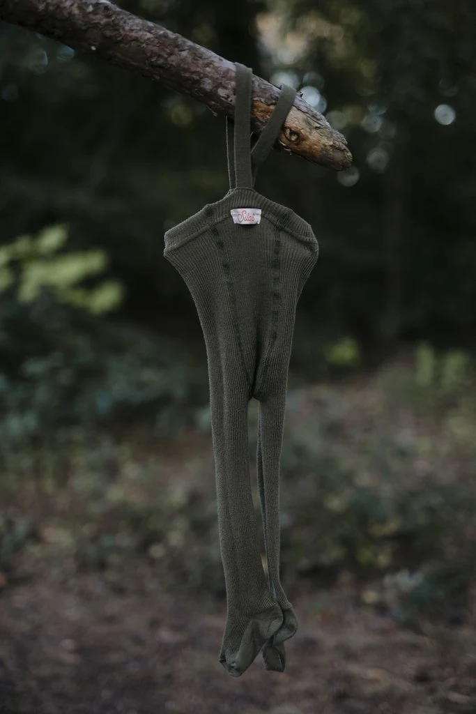 Collant à bretelles - Olive