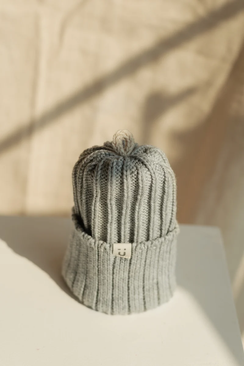 Tuque SORBET laine mérinos | mi-saison - Coconut|vanille