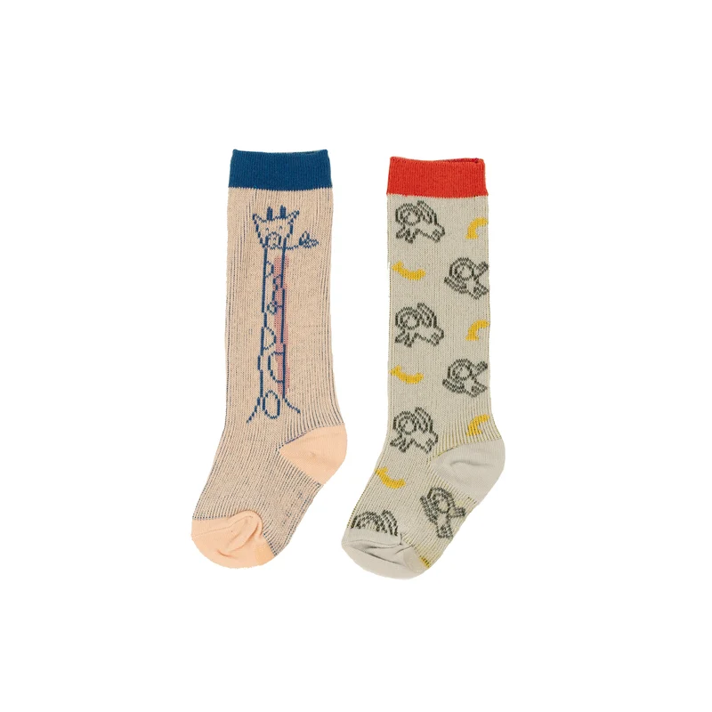 Chaussettes hautes antidérapantes (pack of 2) - Good mates