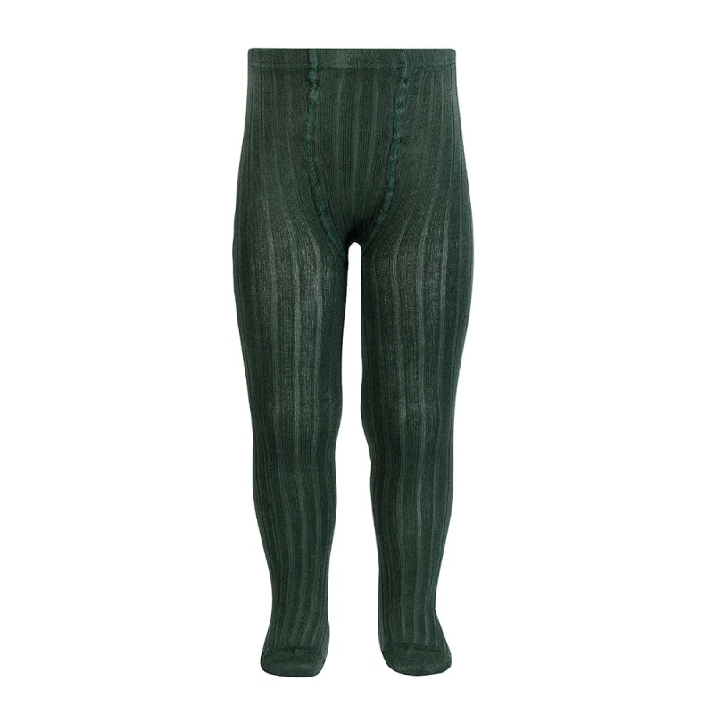 Collant côtelé | coton - Pine