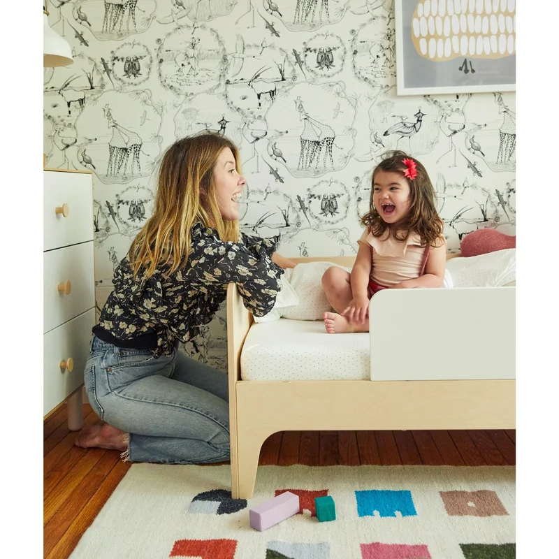 Lit toddler PERCH - White / Birch